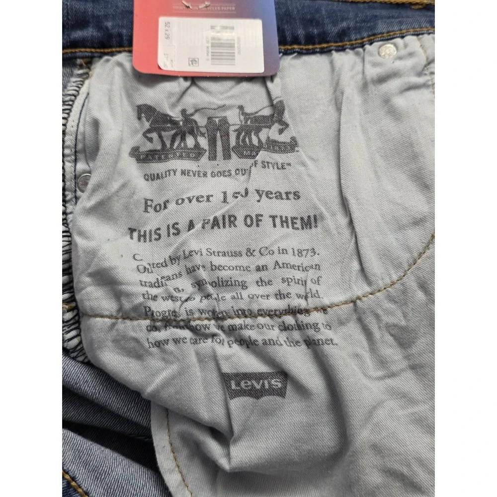 Levi's Men's B&T 541 Athletic Taper Stretch Dark‎ Raw Wash Jeans Size W52 X L29